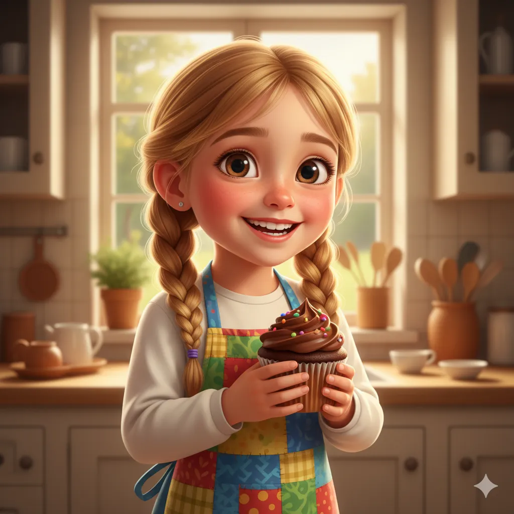 Livro infantil personalizado — história O melhor cupcake de chocolate