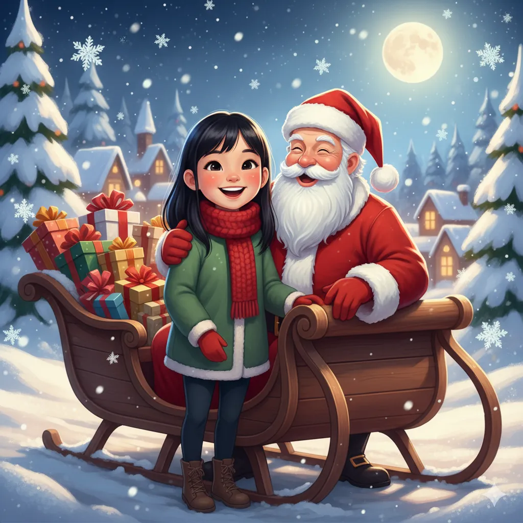 Presente infantil personalizado — história Salva o Natal